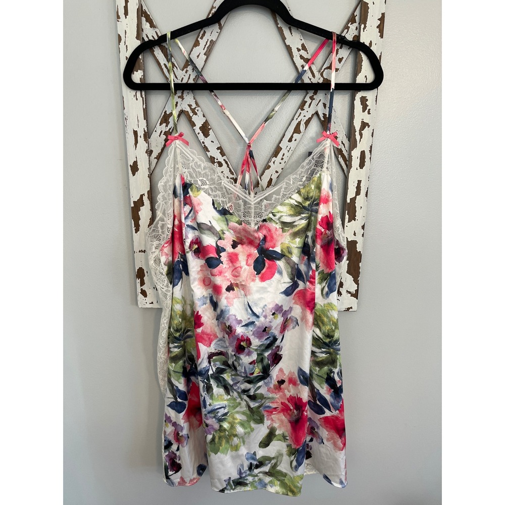 Cacique Satin Lace‎ Floral Lingerie Plus Size 22/24 NWT